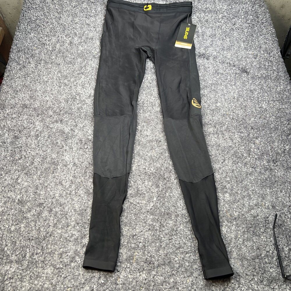 Mens Skins Pro Series Long Training Gym Sports Tights NWT SMALL